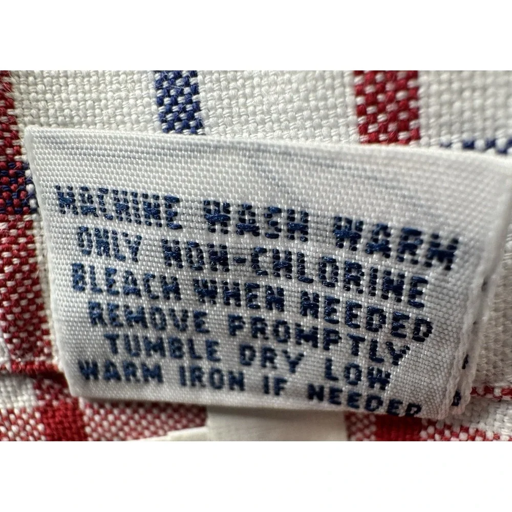 Polo Ralph Lauren Shirt Men 2XL Red Blue White Check Plaid embroidered Pony Logo